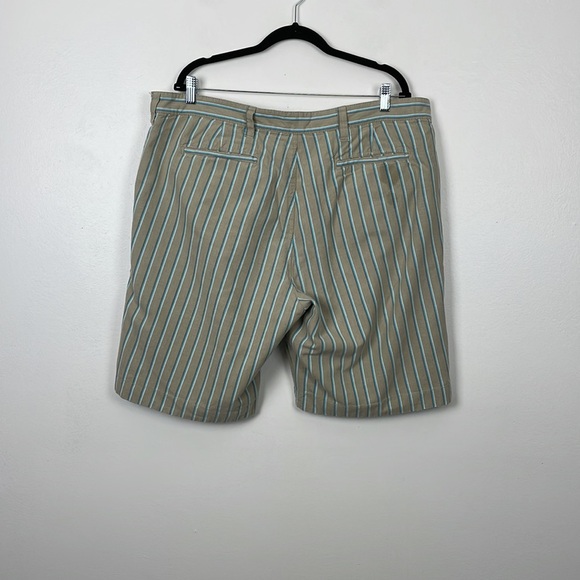 Tailor Vintage shorts mens 40 reversible stripes and floral 4 pocket multicolor - Picture 5 of 12